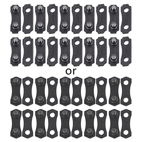 kobeIeen 10 Set Alloy Chainsaw Chain Link Strap 3/8'' for Joining .043 .050 Chain Easy to Use for