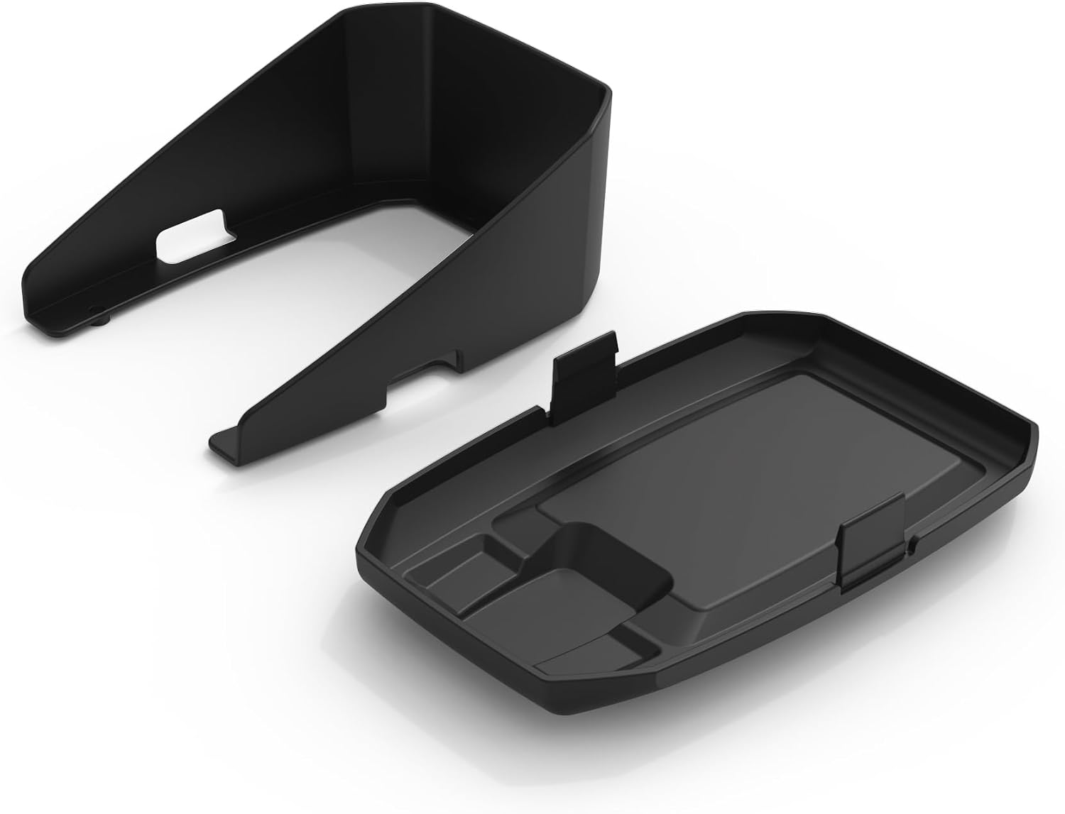 Protective Screen Cover and Anti-Glare Sun Visor Kit for Garmin Striker 4, ABS Plastic, Black