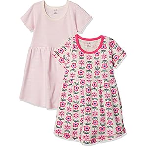 Touched by Nature Girls, Toddler, Baby and Womens Organic Cotton Short-Sleeve and Long-Sleeve Dresses