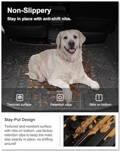 Image of Kiwi Master Cargo Mat for 2015-2018 Jeep Wrangler JK with Center subwoofer
