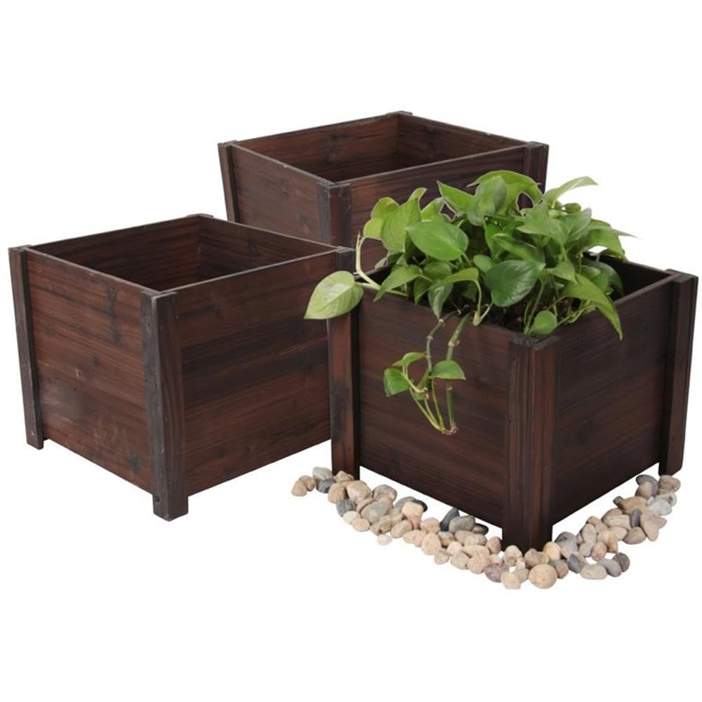 Amazon.com: Leisure Season - SQP120L - Set of 3 Large Square