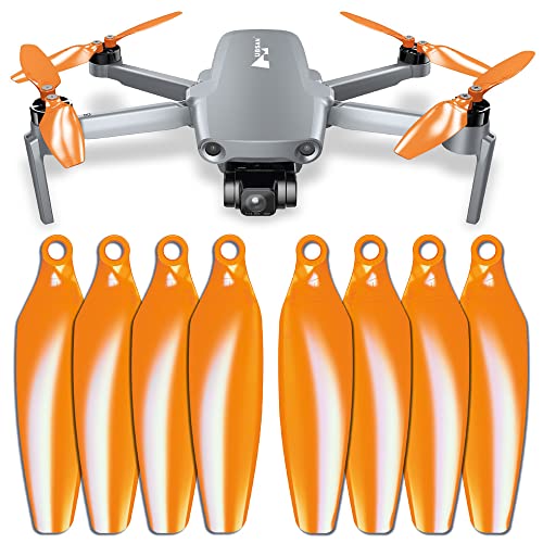 Master Airscrew Stealth Propellers for Hubsan Zino Mini Pro & SE - Orange, 4 propellers in Set