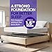 Greaton, Wooden Queen Bed Slats for Support Under Mattress with Cover – Replacement Wood Slats for Queen Size Bed Frame – Under Mattress Support Without Extra Height – 2.38-Inch Standard Width