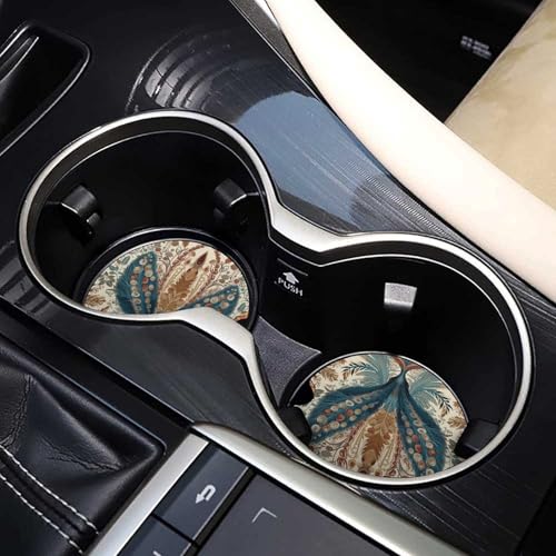 Portavasos para carro con diseño flor Ivy, pack 2 miniatura 7