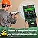 NOTANY Stud Finder Wall Scanner - 7-in-1 Electronic Wall Stud Detector, Detects Wood, Metal, AC Power, Joists, Pipes with LCD Display, Laser & Bubble Level Ruler