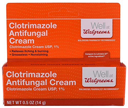 Walgreens Clotrimazole Antifungal Cream 1% Usp, .5 oz