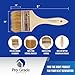 Pro Grade - Chip Paint Brushes - 96 Ea 3 Inch Chip Paint Brush Light Brown