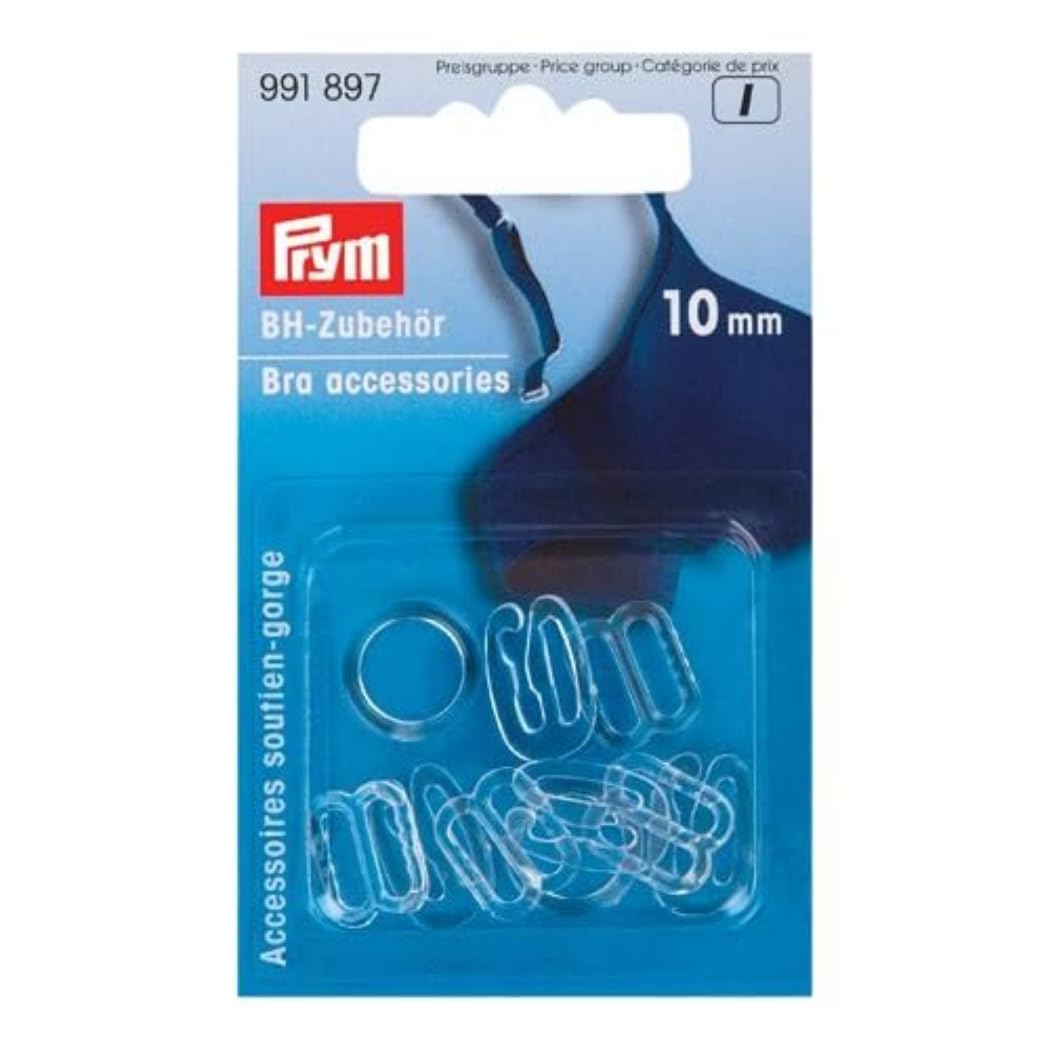 Prym - Prym Plastic Transparent (10mm) Bra Accessories - 1 Unit