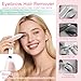 Vankoo Facial Hair Remover & Eyebrow Trimmer - 2 in 1 Eyebrow & Face Shaver for Women - Rechargeable Face Razors for Women with Built-in LED Lights - Painless Hair Removal for Flawless Skin & Makeup