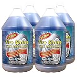 Quality Chemical Ultra Tire Shine Solvent-Based Tire Dressing - Best Tire Shine - Cover All Tire Shine for an Extreme Tire Shine - 128 oz (Pack of 4)