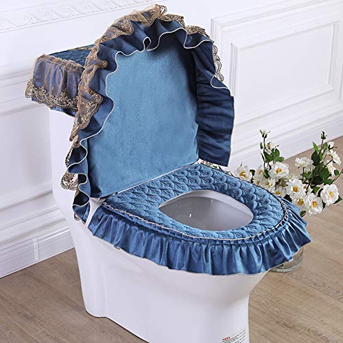 H·Aimee Toilettensitzbezug,WC-Sitz Cover Dicker Kissen Wärmer WC-Sitzbezug WC-Sitz-Pad WC-Sitz WC-Sitz mit… – Bild 3