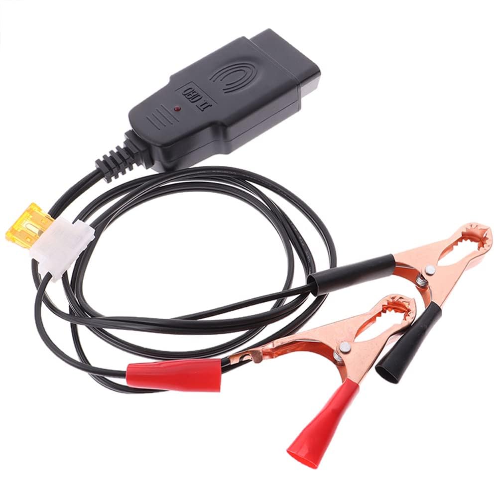 WANGCLElectric Car Battery Replacing Tool Helper Auto Computer Power-Off Memory Cable Car ECU Memory Saver OBD Battery Replacemnt Kit