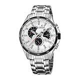 Analog Herren-Quarz-Uhr Festina Herren Chronograph Quarz Uhr mit Edelstahl Armband F20200/1