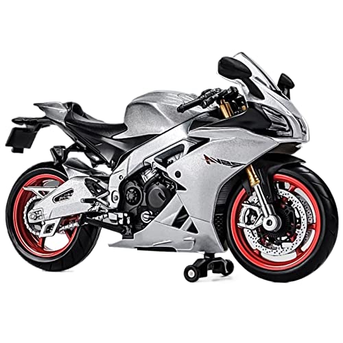 �͌^�ߋ� �I�[�g�o�C�̂�������̃R���N�V���� �ɓK������A�v�����A RSV4 RR1000 ���� �_�C�L���X�g�o�C�N���f�� �a�����v���[���g �q�� �������� �J�[�R���N�V���� 1:12(Silver with box)