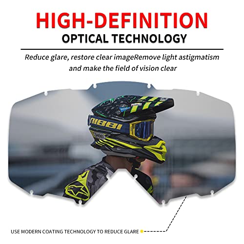 Nibbi Motorcycle Goggles,Uv Protection Dirt Bike Goggles,Anti Fog Racing Motocross Glasses - Mx Eyewear(Orange) #TOP1