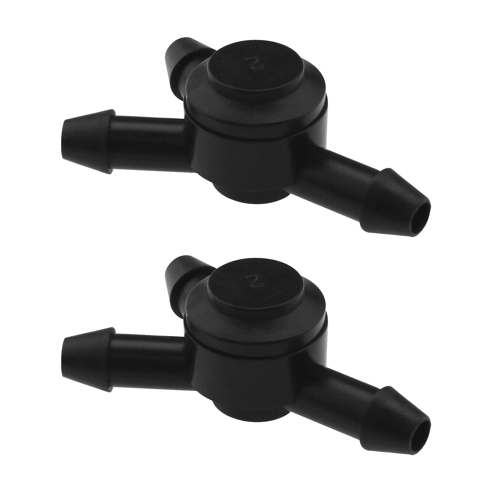 2PCS Car Windscreen Washer Jet 3 Way Valve 7667888 7787593 Plastic Windshield Washer Check Valve Automotive Replacement Parts Black