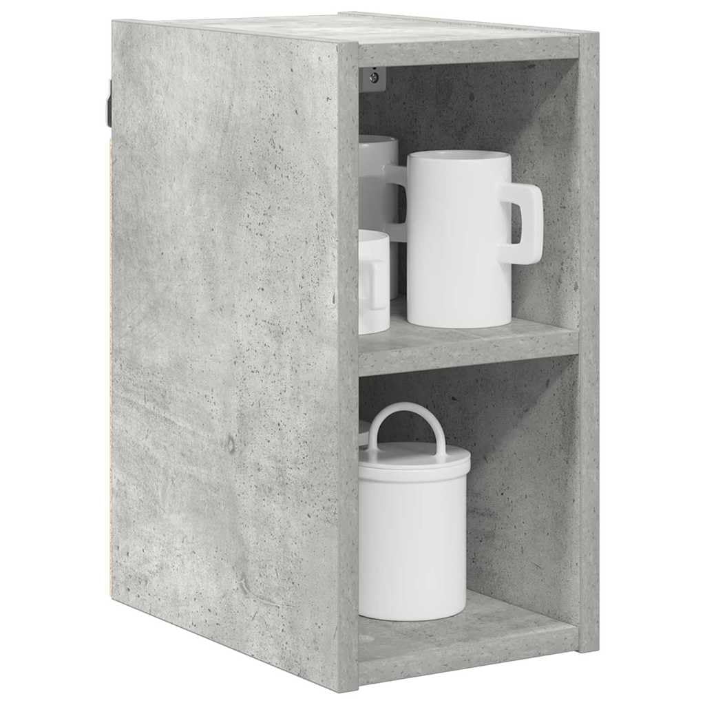 Hängeschrank Beton Grau 20 x 29,5 x 40 cm Holzwerkstoff modernes Design vielseitige Aufbewahrung langlebig für Küche, Esszimmer, Vorratsschrank, Organizer, Stauraum