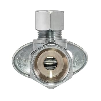 umi　0603 Eastman 1/2 Inch FIP x 3/8 Inch OD Compression Quarter Turn