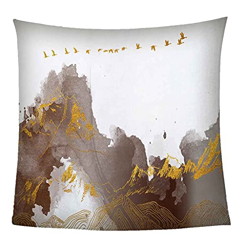 Couverture flanelle oiseau doré 150x200cm plaid microfibre - 2