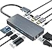 Produktbild USB C Docking Station Dual Monitor für MacBook Pro Dock, YYletgo Triple Displays USB C Hub für MacBook Pro & MacBook Air mit 4K HDMI, VGA, PD 3.0, Gigabit Ethernet, 2 USB 3.0, 2 USB 2.0, 3.5mm Audio