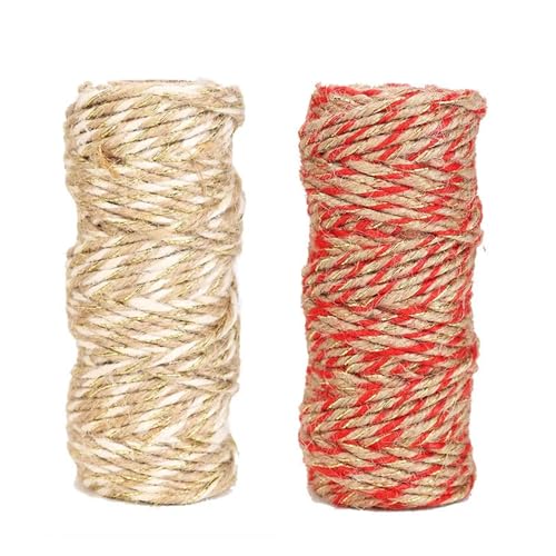 Cuerda trenzada mixta de cáñamo con alambre de varios hilos para un embalaje creativo y firme 8