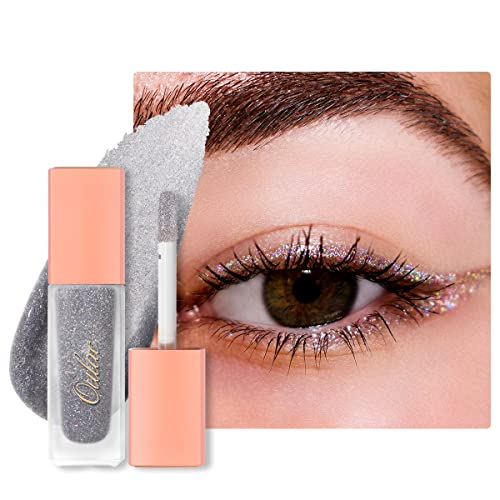 OULAC Skin to Skin Liquid Diamond Eyeshadow, 5.4 grams / 0.19 ounces, Silver Lining (01)