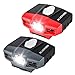 Blackube USB Rechargeable Cap Hat Light Ball Cap Visor Light - Clip Headlamp Hands Free Rotatable Cree LED Portable Clip on Cap Light for Reading Hunting Fishing Running (2 Pack