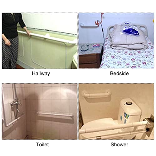 Main courante de toilettes en inox design robuste et antidérapant