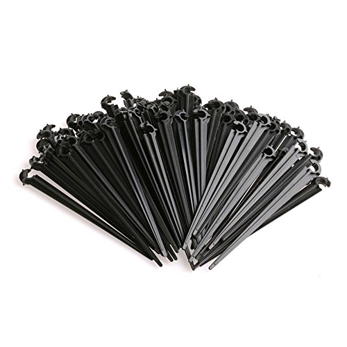 Image of DIY Crafts Pack of 25 Pcs, Design No # 1, Micro Hose Fixed C-Type Holders Drip Irrigation Accessor(Pack of 25 Pcs, Design No # 1)