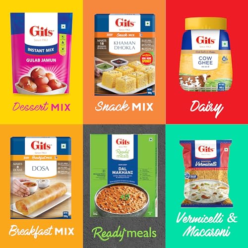 Image of Gits MiNi Gulab Jamun Open & Eat Tin 225 ml | Pack Of 18 Tins | 8 Gulab Jamuns In Each Tin | Quick Sweet Cravings