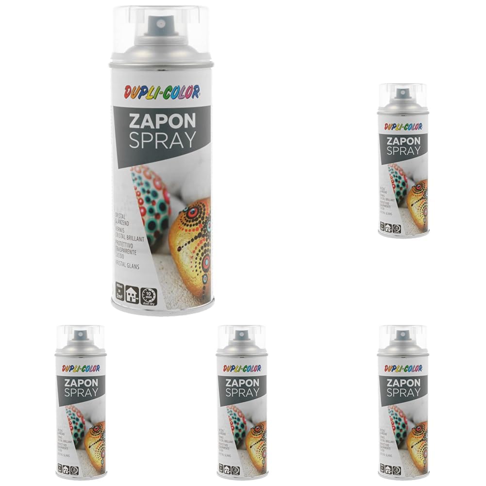 DUPLI-COLOR 467264 ZAPON SPRAY cristal glänzend 400 ml (Packung mit 5)