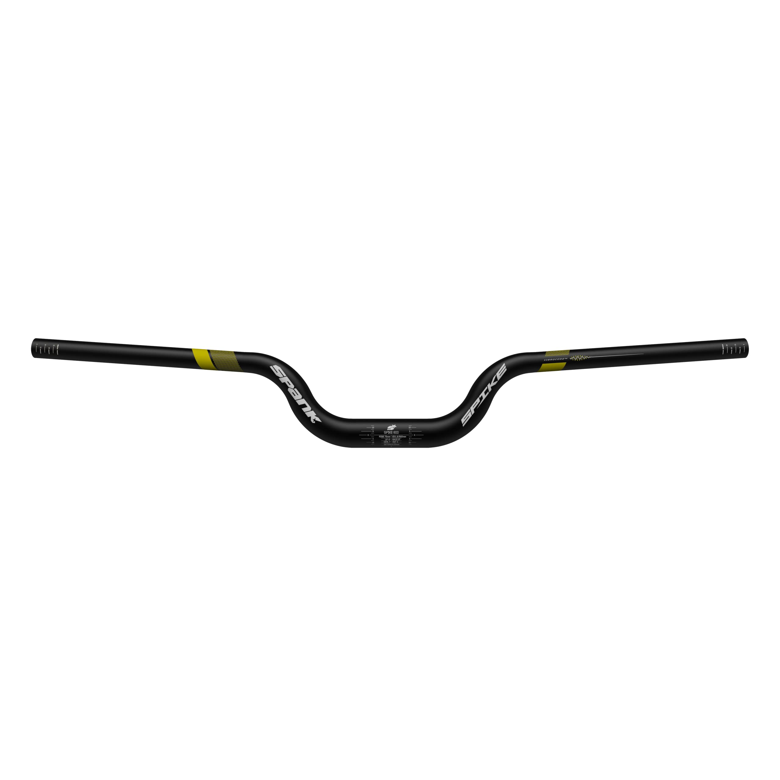 Amazon.co.jp: Spank Spike 800 Vibrocore 自転車ハンドルバー 
