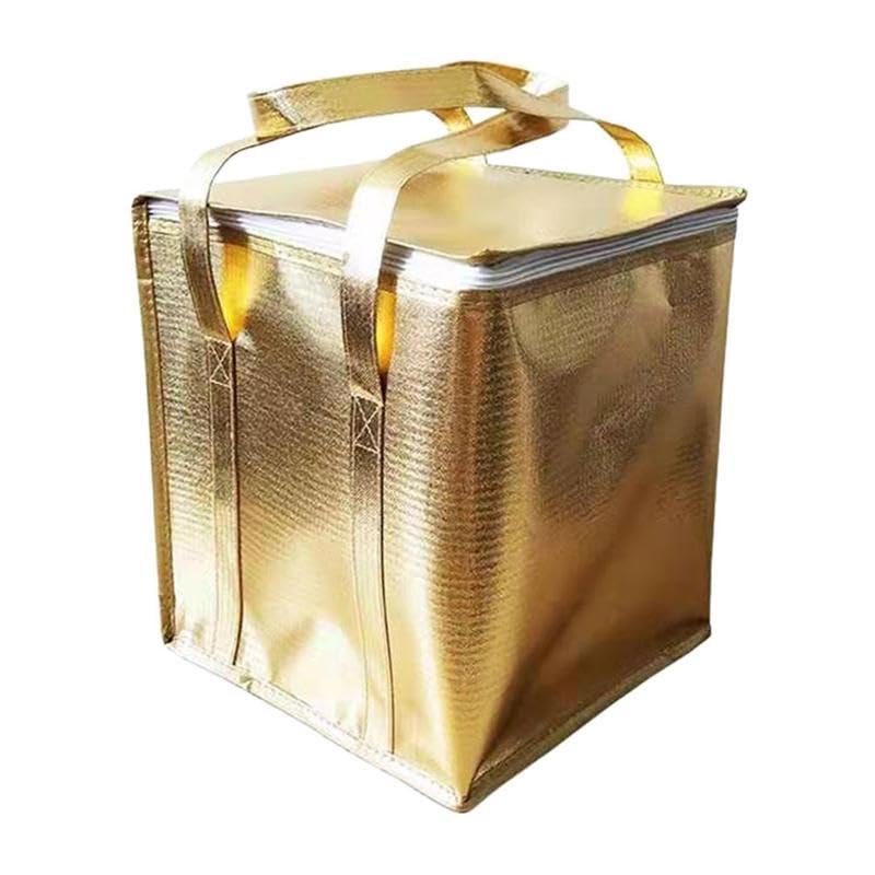 Kühltasche, Thermische Kuchentasche Reißverschluss-Design Lebensmittelaufbewahrungstasche Nehmen Sie Lebensmittel-Isolierbeutel heraus(37X36X35CM)