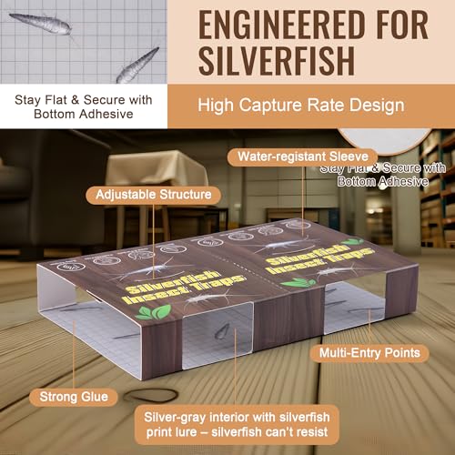 Pièges à poissons d'argent d'intérieur élimine les insectes de la maison sans produit toxique - 4