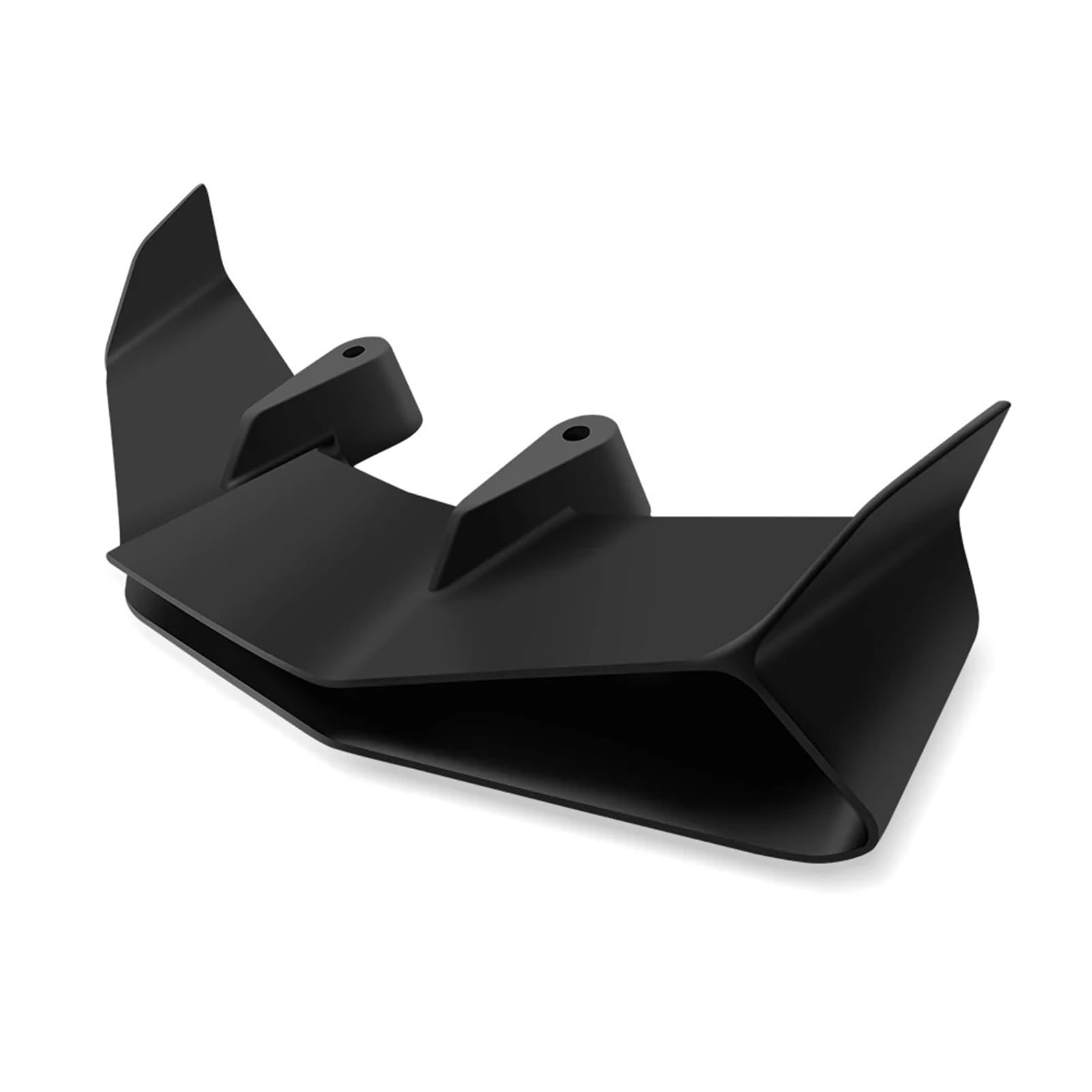 Divisor Parachoques Delantero Compatible con Street Triple 765 S RS 2017-2024 Street Triple 765 RS 2024 2023 Kit de alerones Frontales de carenado de ala Fija Motocicleta Alerón(Black)