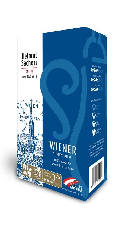 Miniatura 2 de Paquete de regalo de café molido austriaco con Kaffee Helmut Sachers, Julius Meinl Prasident y Enjoué Exquisita mezcla vienesa de café molido