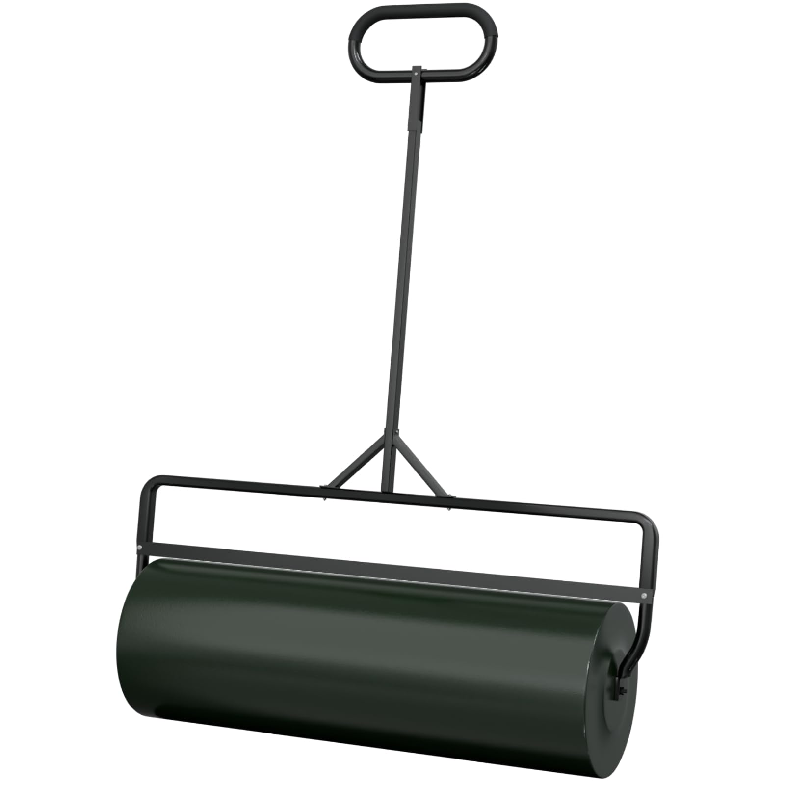 HAGO 24 Rouleau manuel pour jardin, pelouse, 90 cm, en acier, 63 l