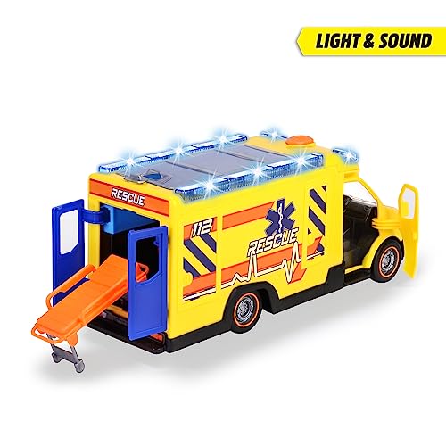 Dickie Toys - FIRE & RESCUE AMBULANCE SPRINTER, Yellow, 38 cm (L) x 12 cm (W) x 17 cm (H) - Image 2