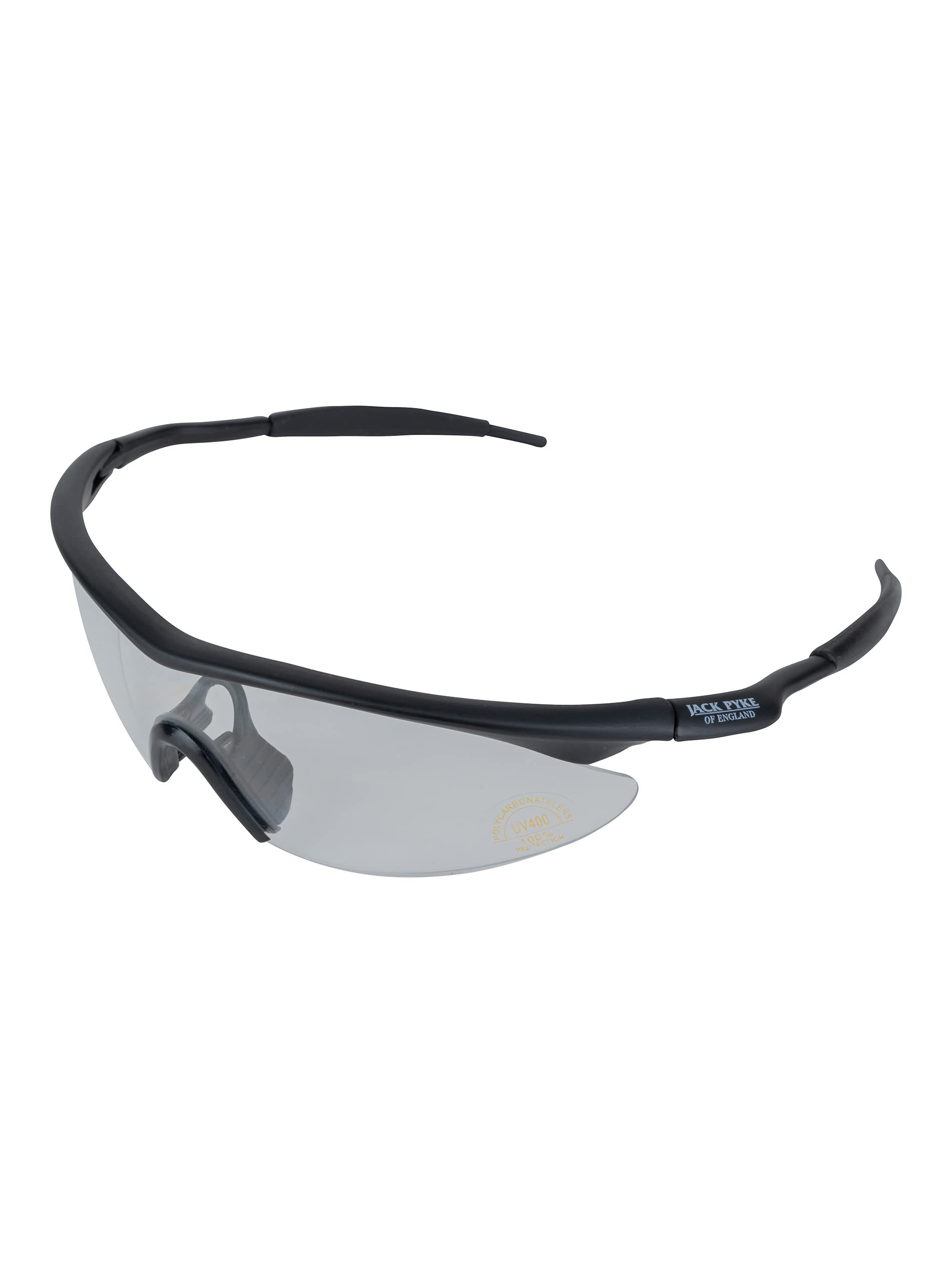 Jack Pyke Pro-Sport - Gafas de Tiro con 3 Lentes - Ahumadas, Transparentes y Amarillas