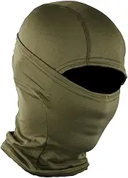 Touca Ninja Balaclava Articulada Profissional Resistente Frio Proteção Uv50 Multifuncional Respirável (BR, Alfa, Único, P, Verde)