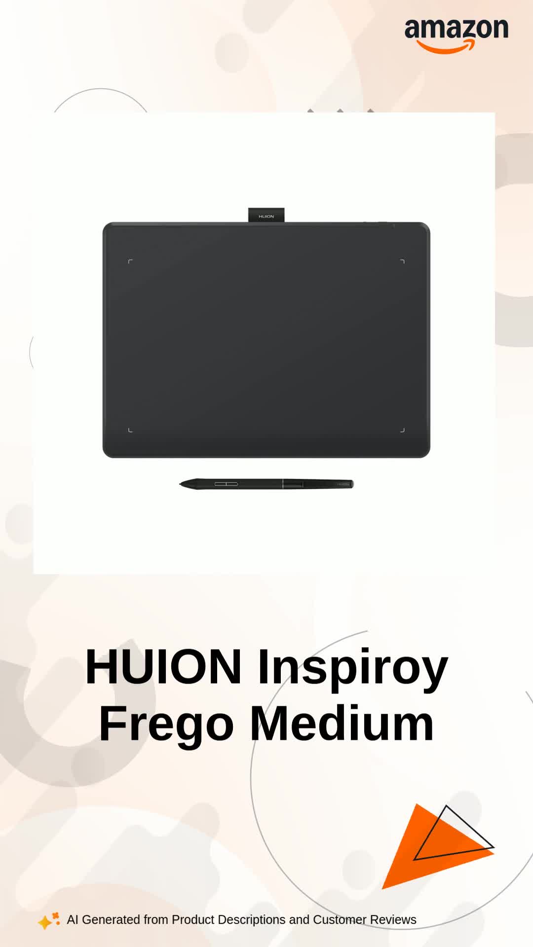 Amazon.in: Buy HUION Inspiroy Frego Medium Wireless Drawing Tablet