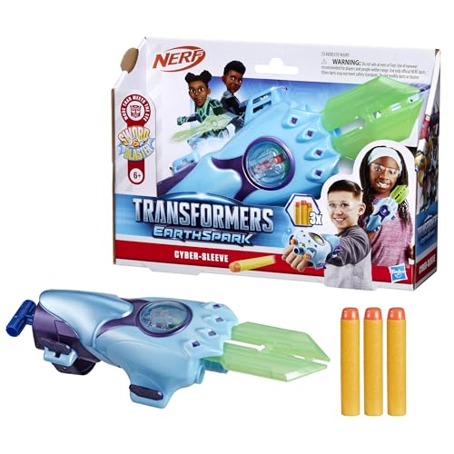 Transformers EarthSpark Cyber-Sleeve Battle Blaster with 3 Nerf Darts and Cyber-Sword, Interactive Role Play Toys for Boys and Girls Ages 6 and Up - image 9