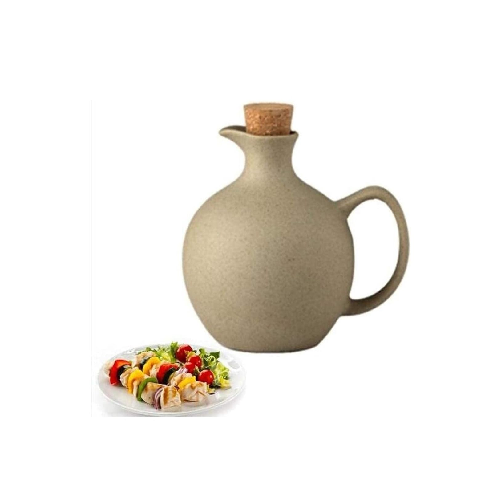 Dispenser 500 ml Bottiglia di Olio in Ceramica Bottiglia di condimento Aceto Salsa di soia Olio di Sesamo Condimenti da Cucina Bottiglie di stoccaggio delle spezie Bottiglie