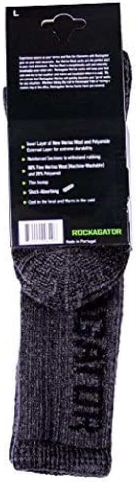 Rockagator 80% Merino Wool Hiking Ultra-Padded Boot Socks | Insulated Moisture Wicking Socks for Men & Women in Various Sizes