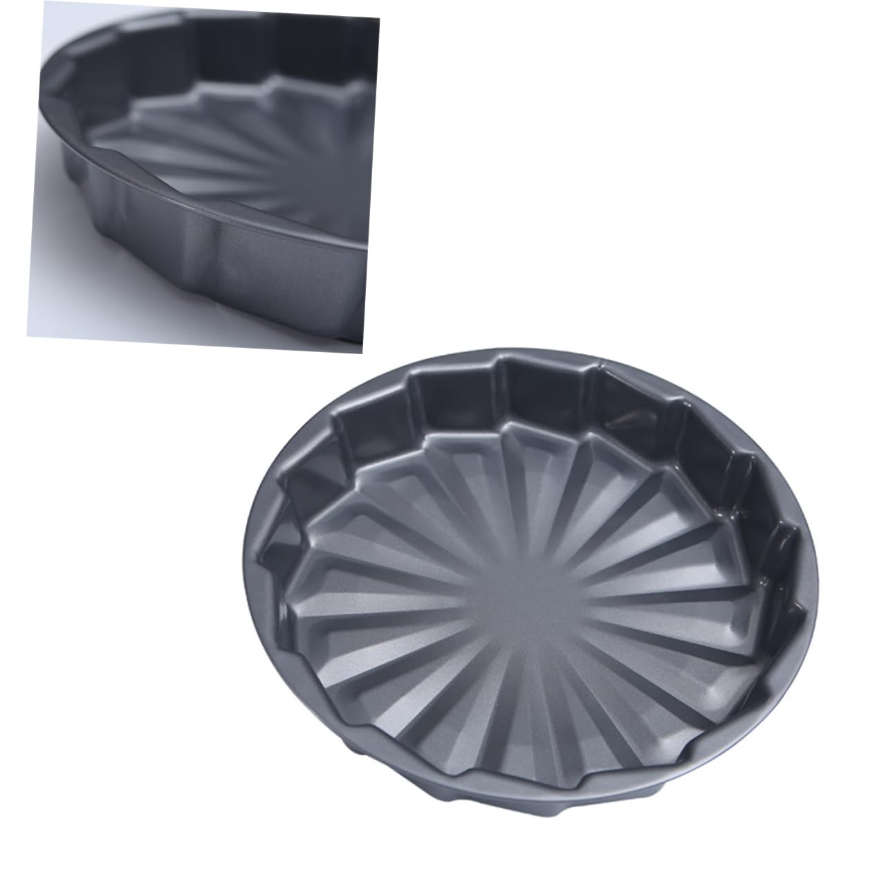 Alipis Spiral Windmill Shape Cake Baking Pan Carbon Steel Non-stick Perfect for Round Cakes Home Baking