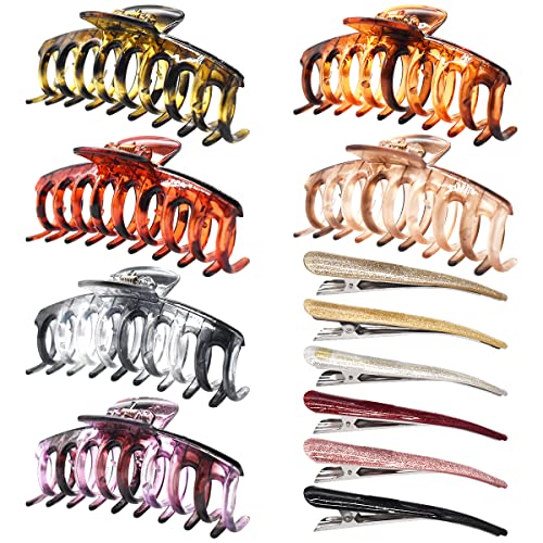 Capelli Clip Artiglio di Plastica,Xiuyer 12pcs