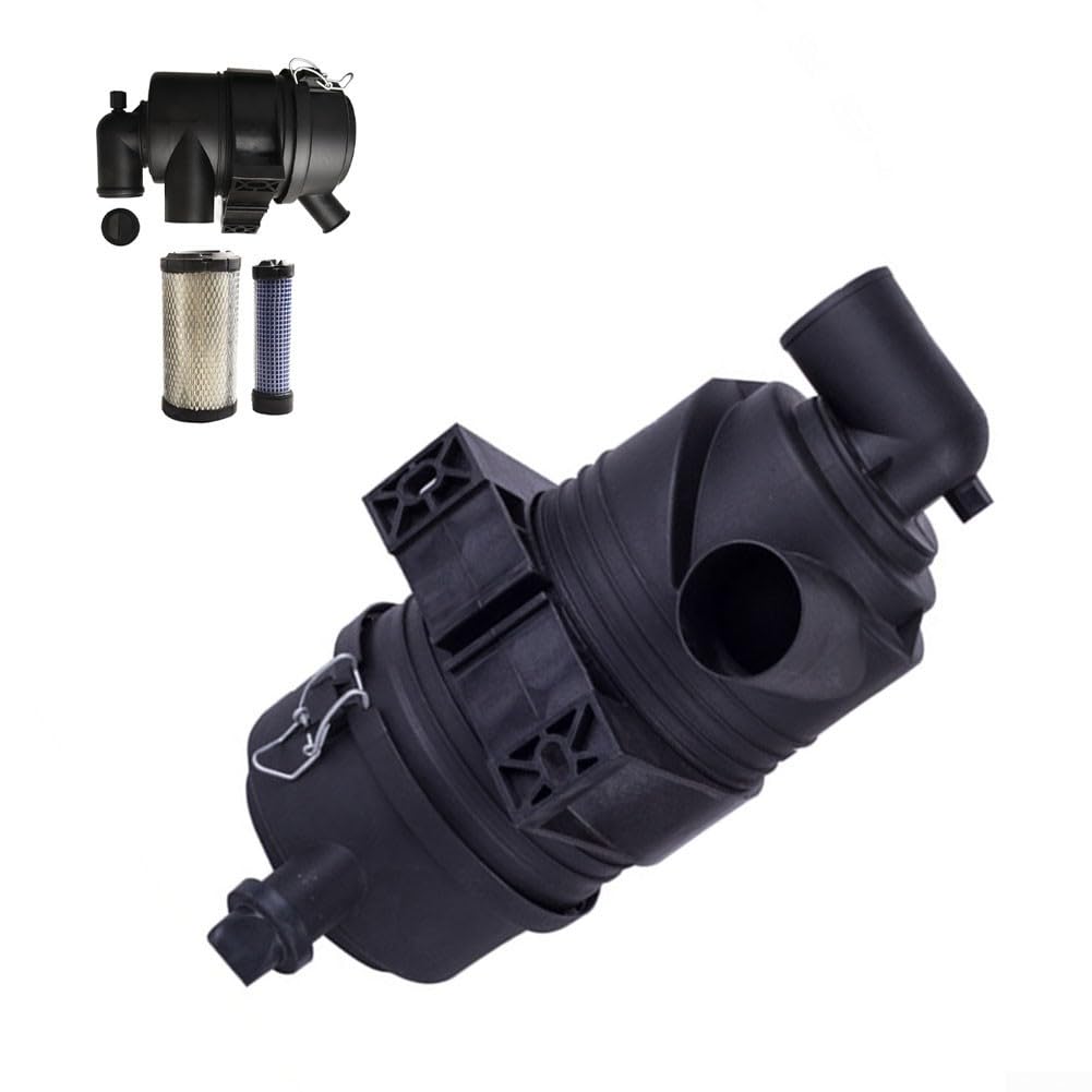 Filtro de aire G057514 con adaptador de ángulo para motores de 20 HP, conjunto de purificador de aire de repuesto para cortacésped y tractor, medios de filtro de alta eficiencia repelentes al polvo