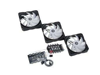 Bitspower Touchaqua NJORD II 120 PWM Fan, Digital RGB, 3-Pack