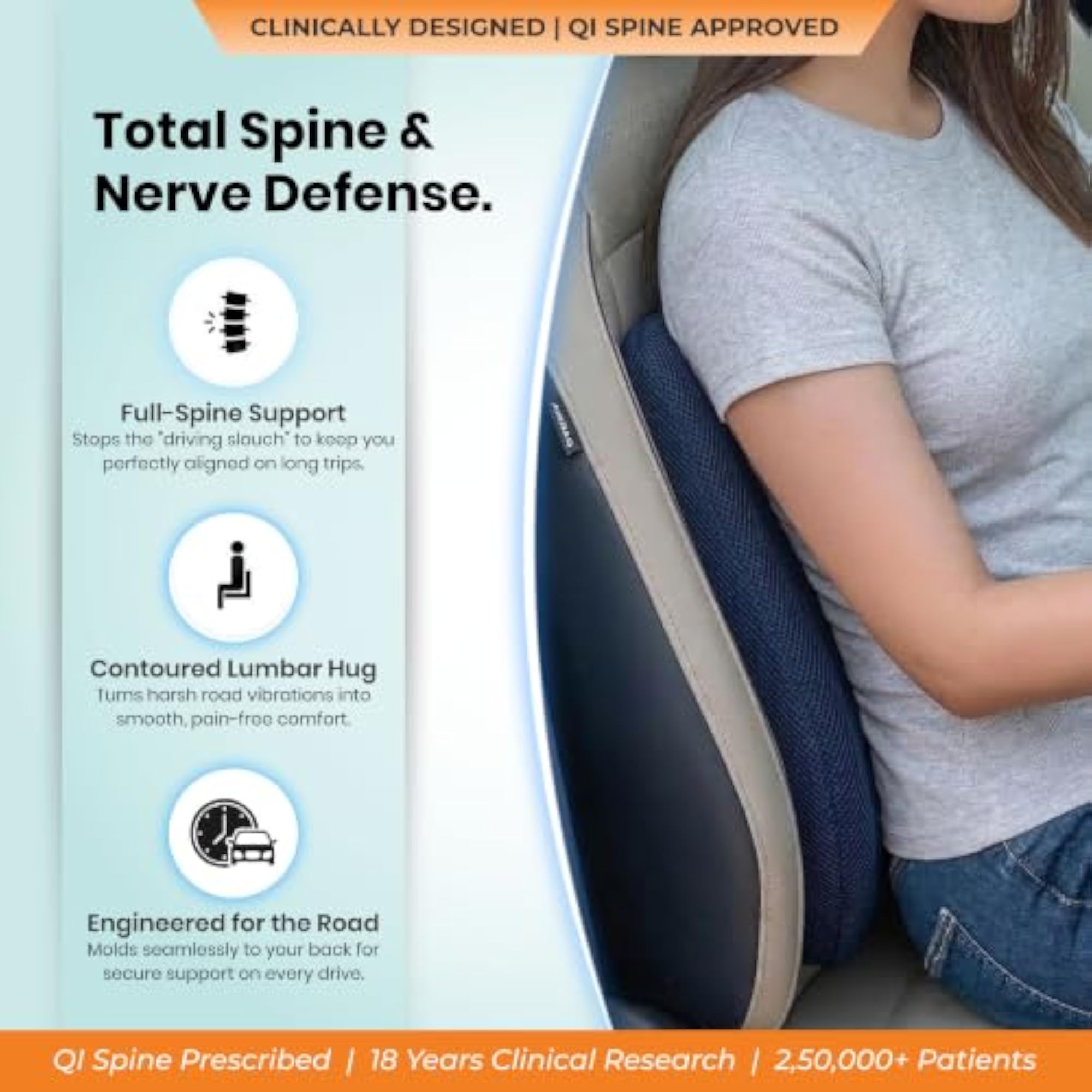 Travel Plus Cushion for Lower Back Support