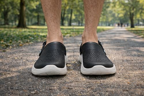 Image of PeniLo Men's Clogs Shoes | Lightweight EVA Slip-On Footwear with Anti-Slip Sole, Soft Cushion Comfort, Waterproof Garden & Casual Outdoor Sandals